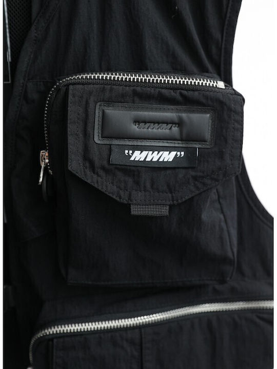 Ärmellos Jacke Black