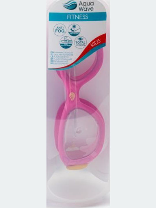 Aquawave Γυαλιά Κολύμβησης Παιδικά με Αντιθαμβωτικούς Φακούς Κίτρινα