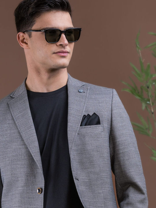 Men's Suit Jacket Slim Fit Gray