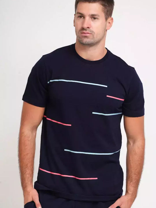 Bonatti De vară Pijama de bărbați Albastru marin