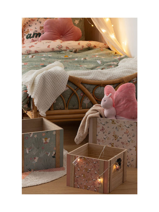 Atmosphera Kinder Wurfkissen Amelia Rosa 38x38cm