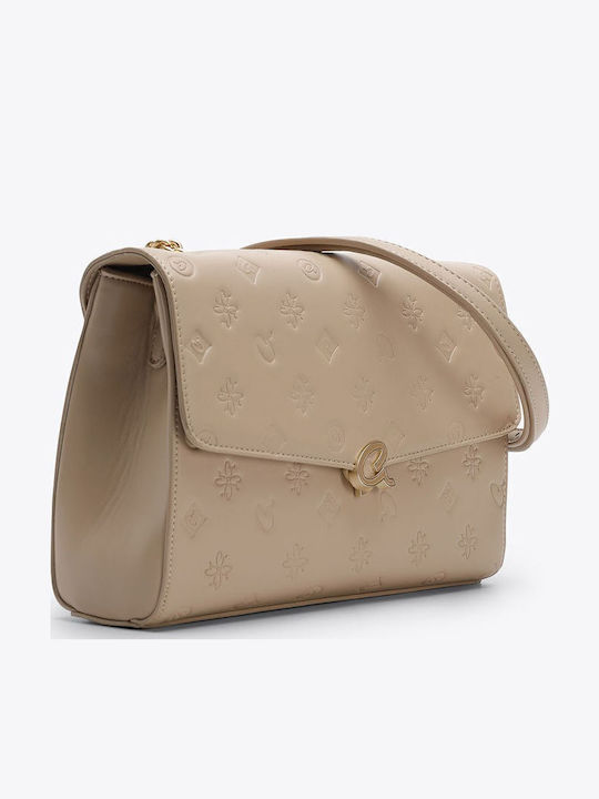 Damentasche Schultertasche Beige