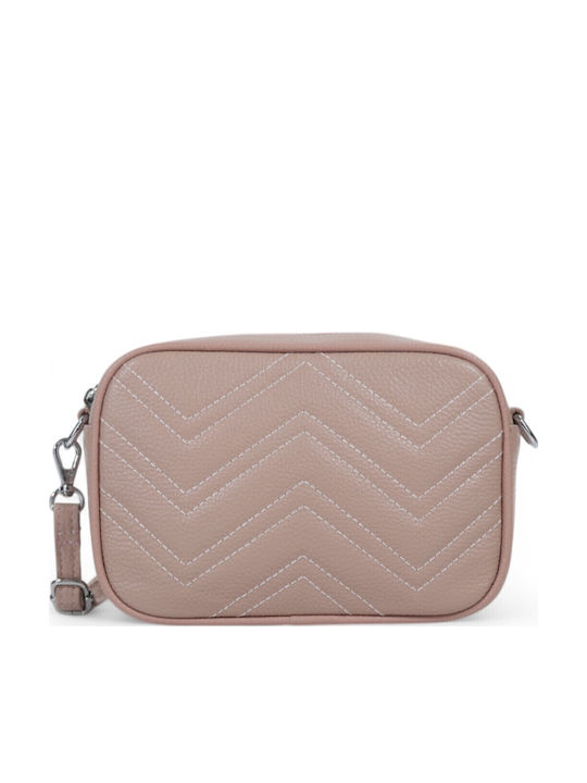 Leather Women's Bag Crossbody Pink