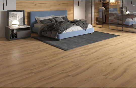 Keratile Set Plastikboden mit 1 Fliesen 10mm Brown