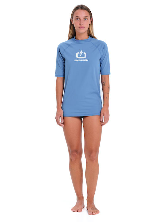 Emerson Women's Short Sleeve Sun Protection Shirt Blue