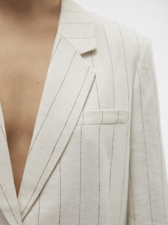 Vero Moda Γυναικείο Σακάκι Oatmeal