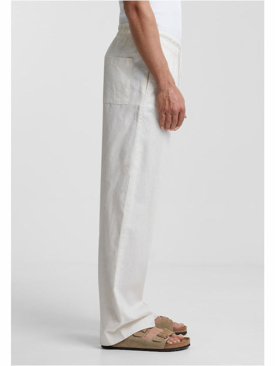 Trousers in Loose Fit Whitesand