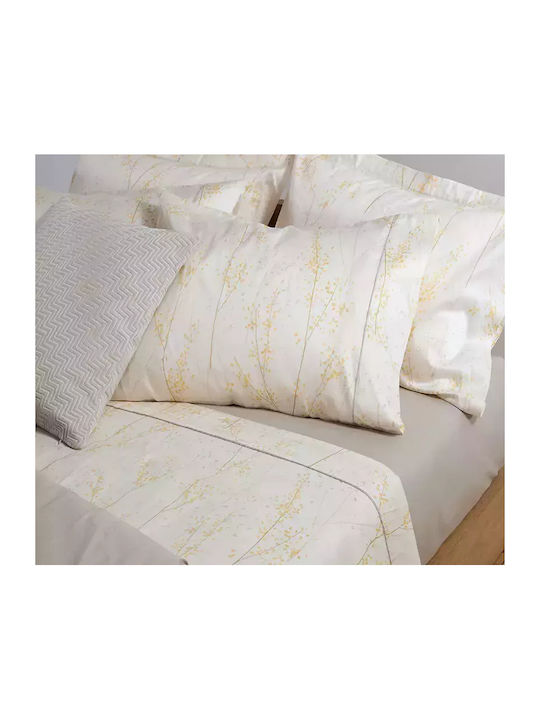 Nef-Nef Homeware Комплект Плик за Завивка Памучен Кинг Сайз с 2 Калъфки 240x230 Elements Бежов