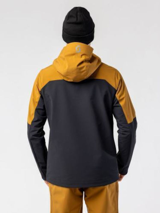 Scott 420888SCT_BLC_BRBR Ανδρικό Μπουφάν Soft Shell για Σκι & Snowboard Καφέ