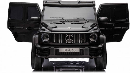 Kinder Auto Doppelsitzer mit Fernbedienung Lizensiert Bo Mercedes-benz G63 4×4 24 Volt Schwarz