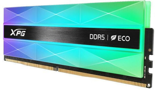 Adata Lancer Neon RGB DDR5 32GB RAM με 2x16GB Modules και Ταχύτητα 6000 για Desktop