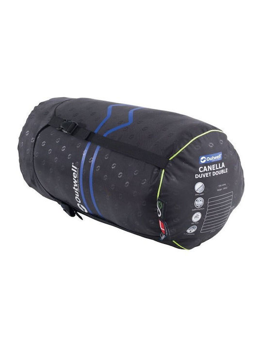 Outwell Πάπλωμα Υπέρδιπλο 220x200εκ. Μπλε 180 GSM