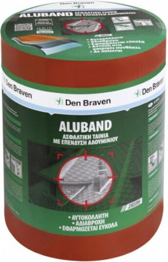 Bostik Den Braven Silver Bituminous Tape with Aluminum Coating 0152