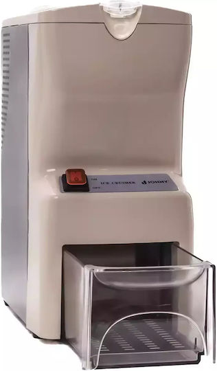 Johny Electric Ice Crusher 40rpm 120W 19x30x40cm Ecru
