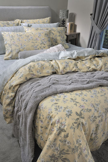 Down Town Home Bed Runner Hotel Single L200xW50cm. Light Grey