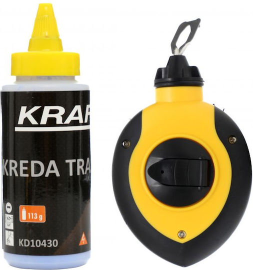 Kraft & Dele KD10430 Set de cretă pentru trasare 30m