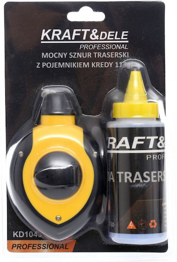 Kraft & Dele KD10430 Set de cretă pentru trasare 30m