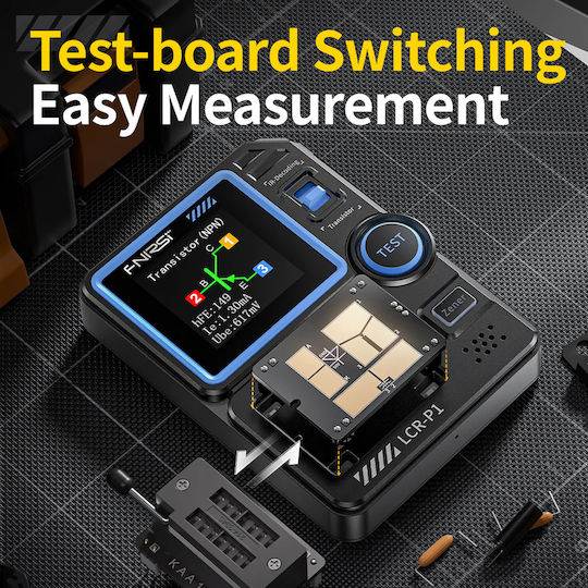 Fnirsi Oszilloskop Transistor Tester Lcr-p1 Wiederaufladbar