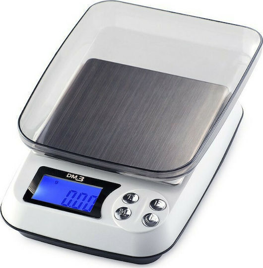 Electronic Precision Commercial Scale with Weighing Capacity of 0.5kg and Division 0.01gr