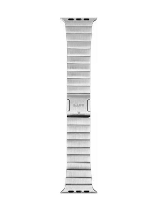 Laut Strap Argintiu (Apple Watch 42/44/45/49 mm, LAUT) Laut Strap Argintiu (Apple Watch 42/44/45/49 mm, LAUT)