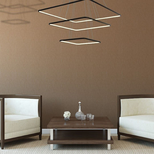 Eko Light Hängelampe Schwarz mit Seil