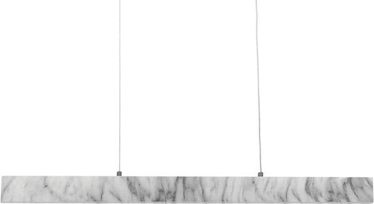Eko Light Pierce Κρεμαστό Φωτιστικό Λευκό LED