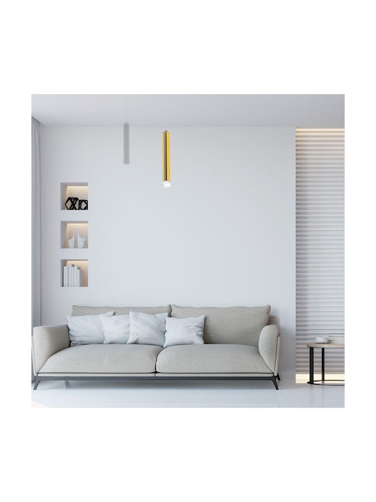 Eko Light Goldie Ρυθμιζόμενο Κρεμαστό Φωτιστικό Χρυσό LED