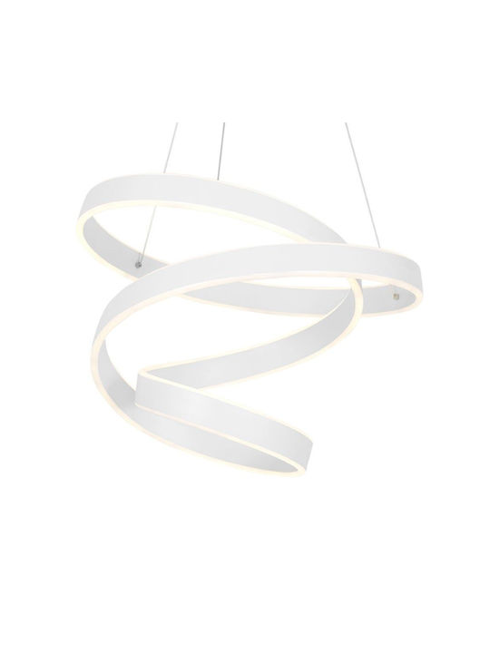 Eko Light Κρεμαστό Φωτιστικό Λευκό LED 100εκ.