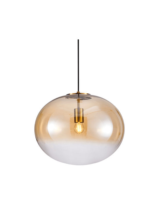 Eko Light Campania Κρεμαστό Φωτιστικό Χρυσό με Ντουί E27