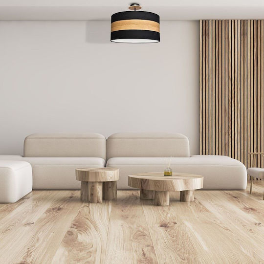 Eko Light Terra Κρεμαστό Φωτιστικό Μαύρο με Ντουί E27