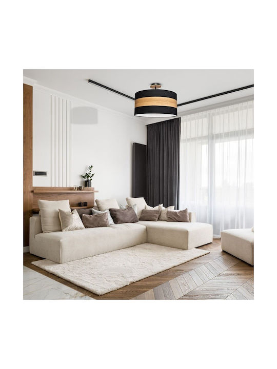 Eko Light Terra Κρεμαστό Φωτιστικό Μαύρο με Ντουί E27