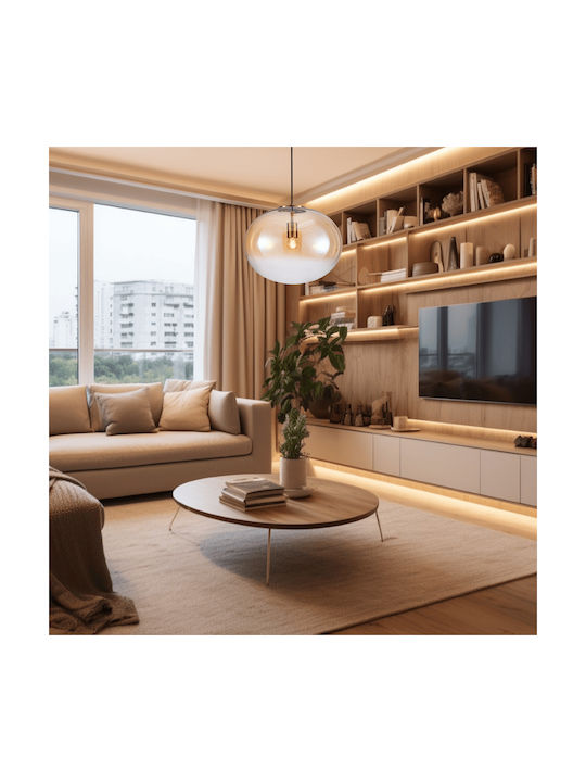 Eko Light Campania Κρεμαστό Φωτιστικό Χρυσό με Ντουί E27