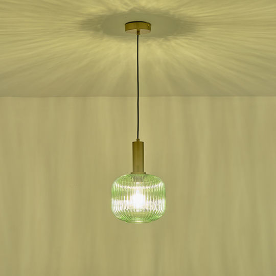 Eurolamp Topaz Lustră Suspendată Verde 20x18x120cm. Eurolamp Topaz Lustră Suspendată Verde 20x18x120cm.