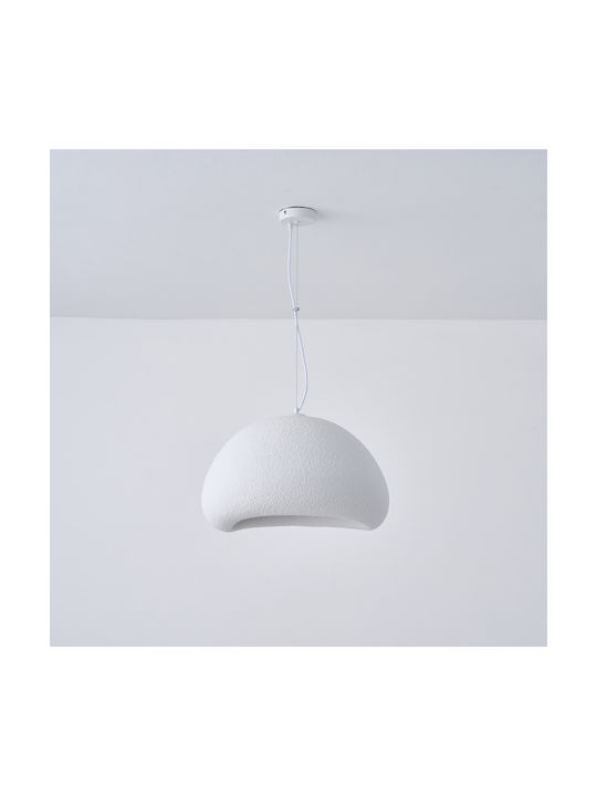 Eurolamp Aeonic Pendant Light White with Socket E27 50x41x31cm