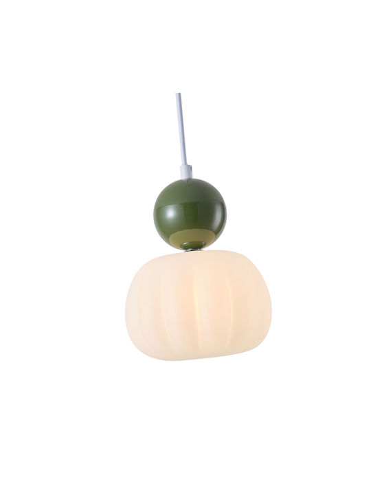 Eurolamp Κρεμαστό Φωτιστικό Λευκό με Ντουί G9 18x129εκ.