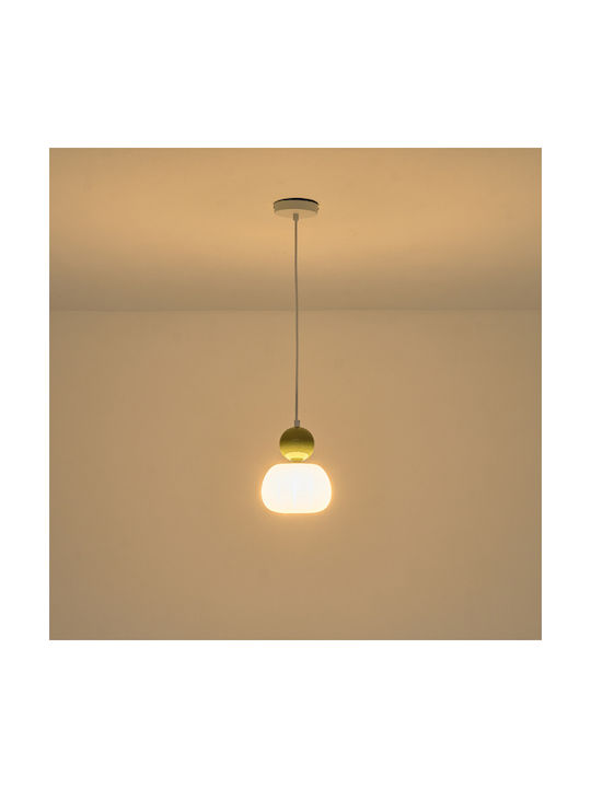 Eurolamp Κρεμαστό Φωτιστικό Λευκό με Ντουί G9 18x129εκ.