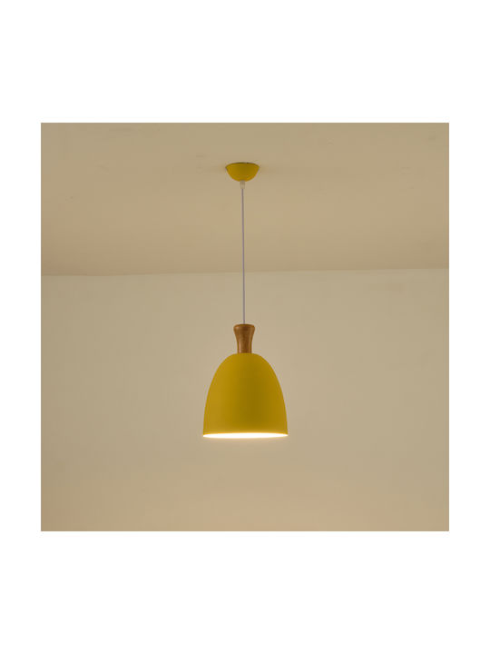 Eurolamp Simplo Висящо Осветително Тяло Жълт 23x23см.