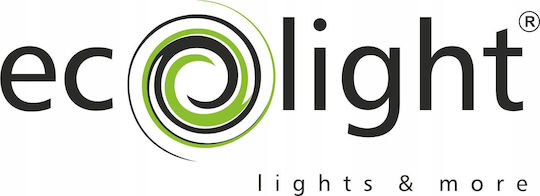 Eco Light Lustră Negru cu Dulie GU10