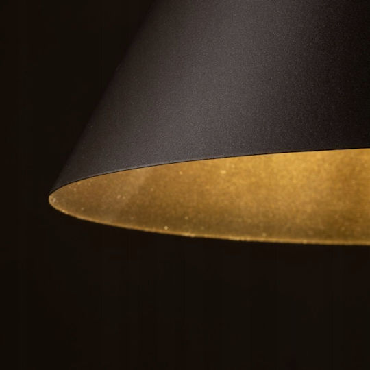 TK Lighting Κρεμαστό Φωτιστικό Καφέ με Ντουί E27 25x25εκ.