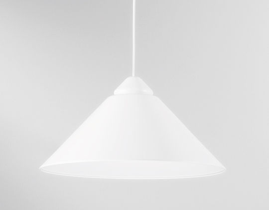 Fan Europe I-Bigbang-S-BCO Pendant Light White Bell with Socket E27 49x25x183.5cm