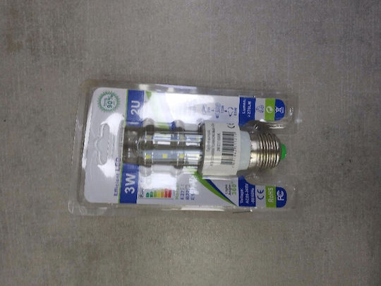 Λάμπα LED 3W για Ντουί E27 Ψυχρό Λευκό