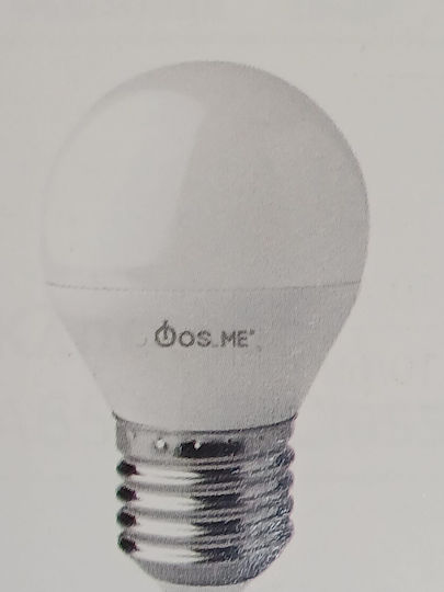Fos me Λάμπα LED για Ντουί E27 και Σχήμα G45 Ψυχρό Λευκό 560lm