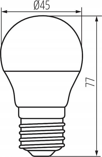 Bulb Led Light Source E27 Bilo 6.5w E27-nw 806lm 4000k Neutral Color 26768