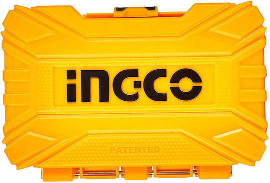 Ingco Set 22 Burghie cu Diamant cu Tija SDS Plus pentru Materiale de construcție, Sticlă și gresie