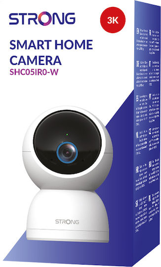 Strong SHC05IR0-W IP Surveillance Camera Wi-Fi Full HD+ 5MP with Two-Way Communication and Lens 4mm