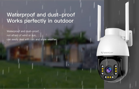 Vstarcam CS611Q-X5 IP Überwachungskamera Wi-Fi Full HD+ 4MP Wasserdicht mit Zwei-Wege-Kommunikation und Objektiv 4mm