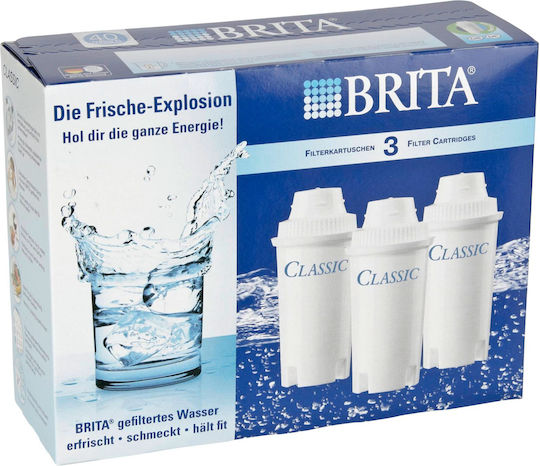 Brita Ανταλλακτικό Φίλτρο Νερού για Κανάτα Classic 3τμχ
