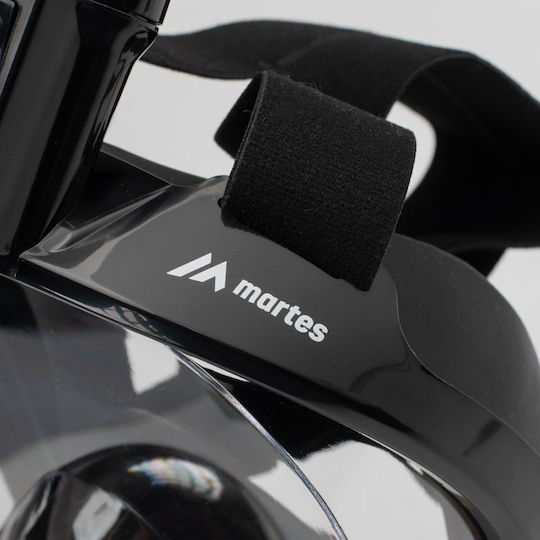 Martes Fortis Tauchmasken Silikon Vollgesicht Schwarz