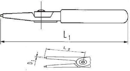 Proline Πένσα Ίσια Μήκους 180mm