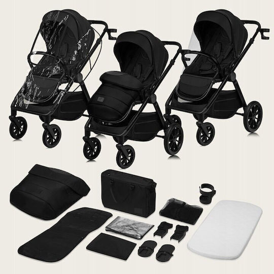 Lionelo Layla Verstellbar 3 in 1 Baby Kinderwagen Geeignet für Neugeborene Brown Rust